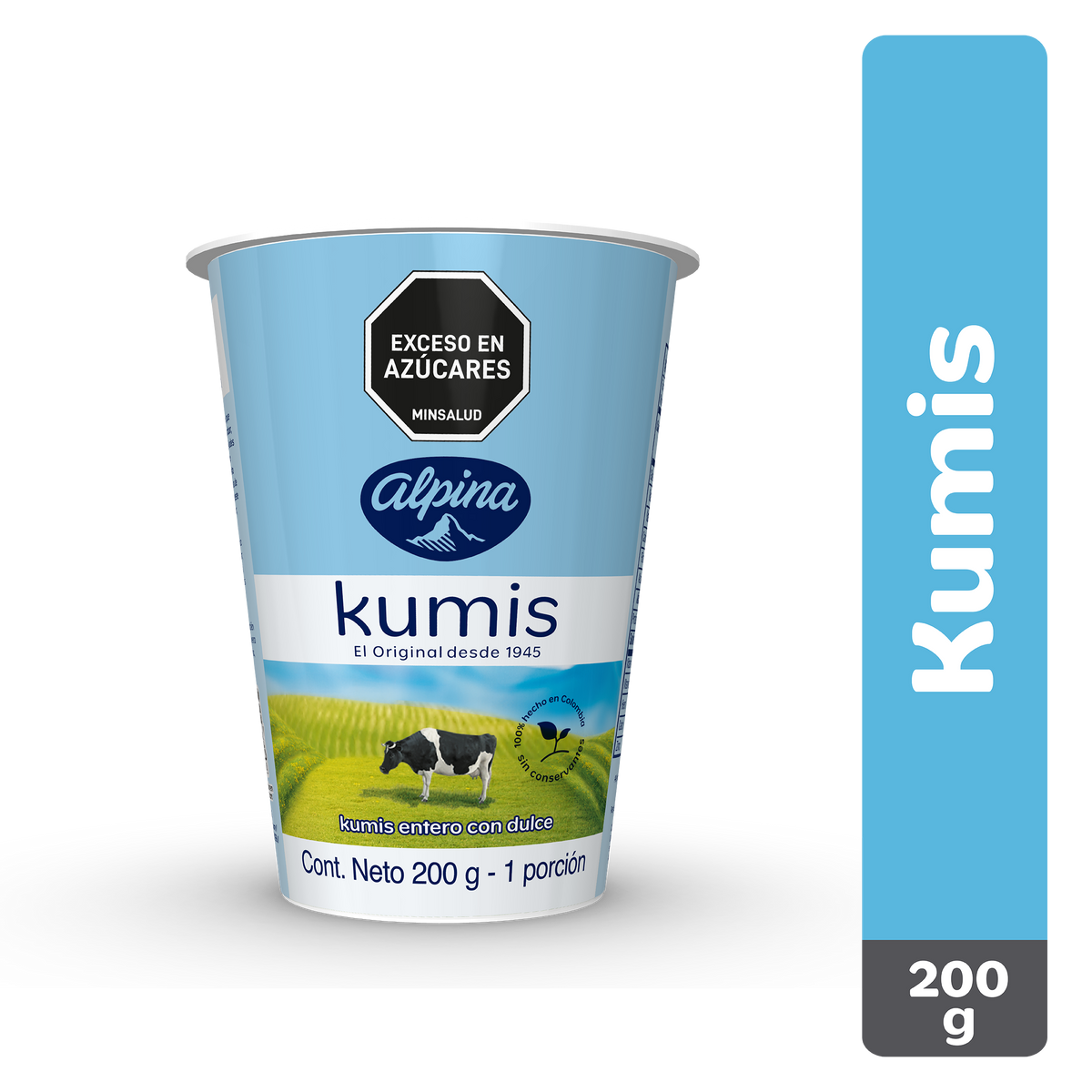 Alpina Kumis Natural Vaso x 200 g