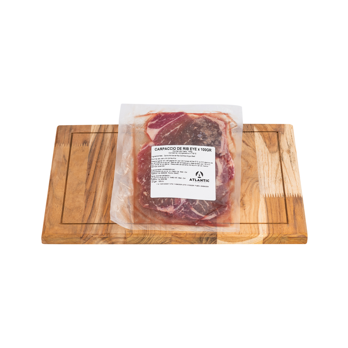 Carpaccio De Rib Eye Cab X 100 Gr