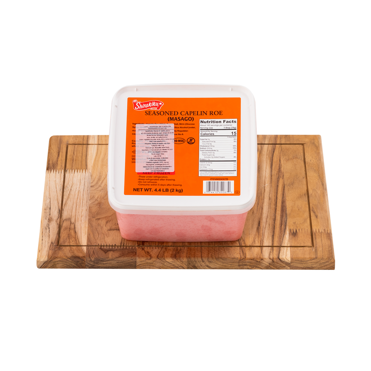 Shirakiku Huevas de Capelin (Masago) x 4.4 Lb