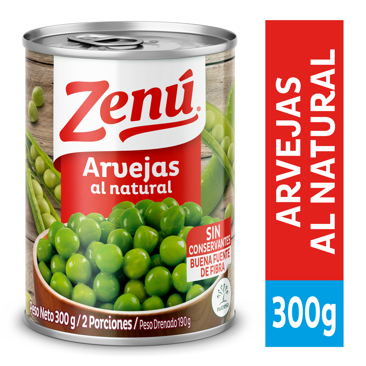 Alimentos Carnicos Arveja Natural Zenu 300G
