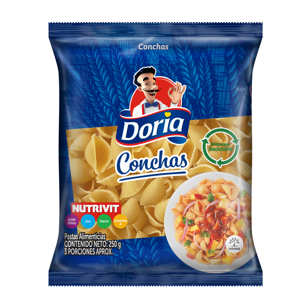 Doria Concha Clásica x 250 g