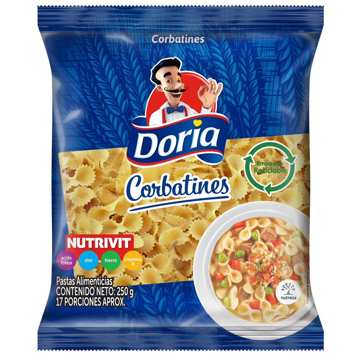 Doria Corbatín Clásico x 250 g