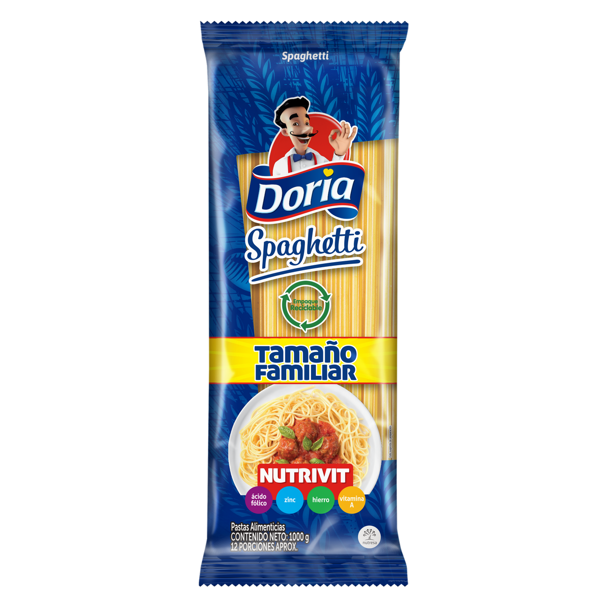 Doria Spaghetti Clásico x 1000 g
