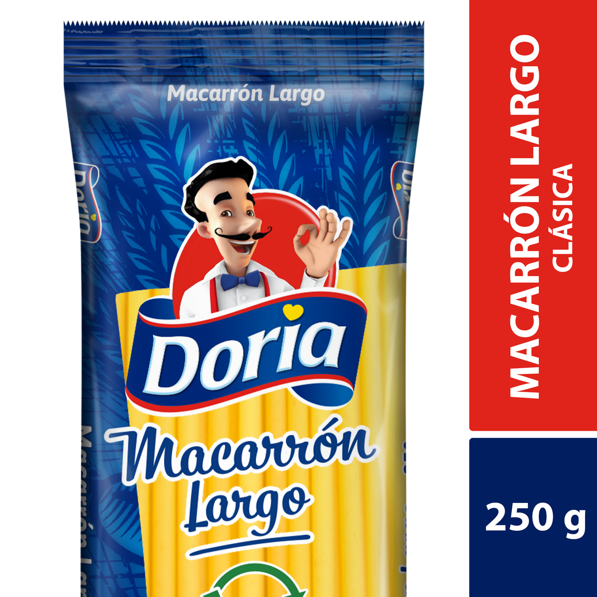 Doria Macarron Doria Clasica Largo X 250Gr