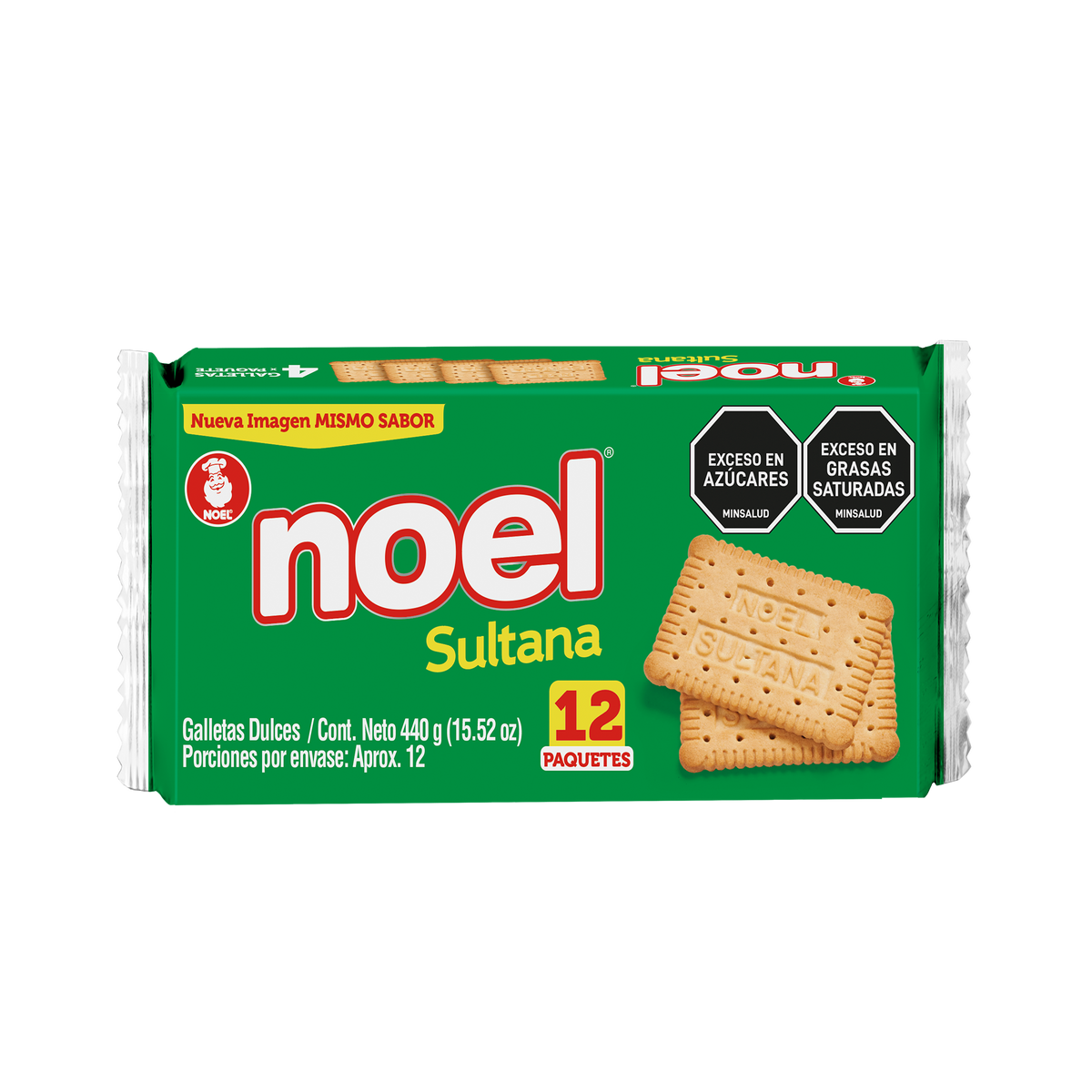 Noel Galleta Sultana Bolsa 12 x 4