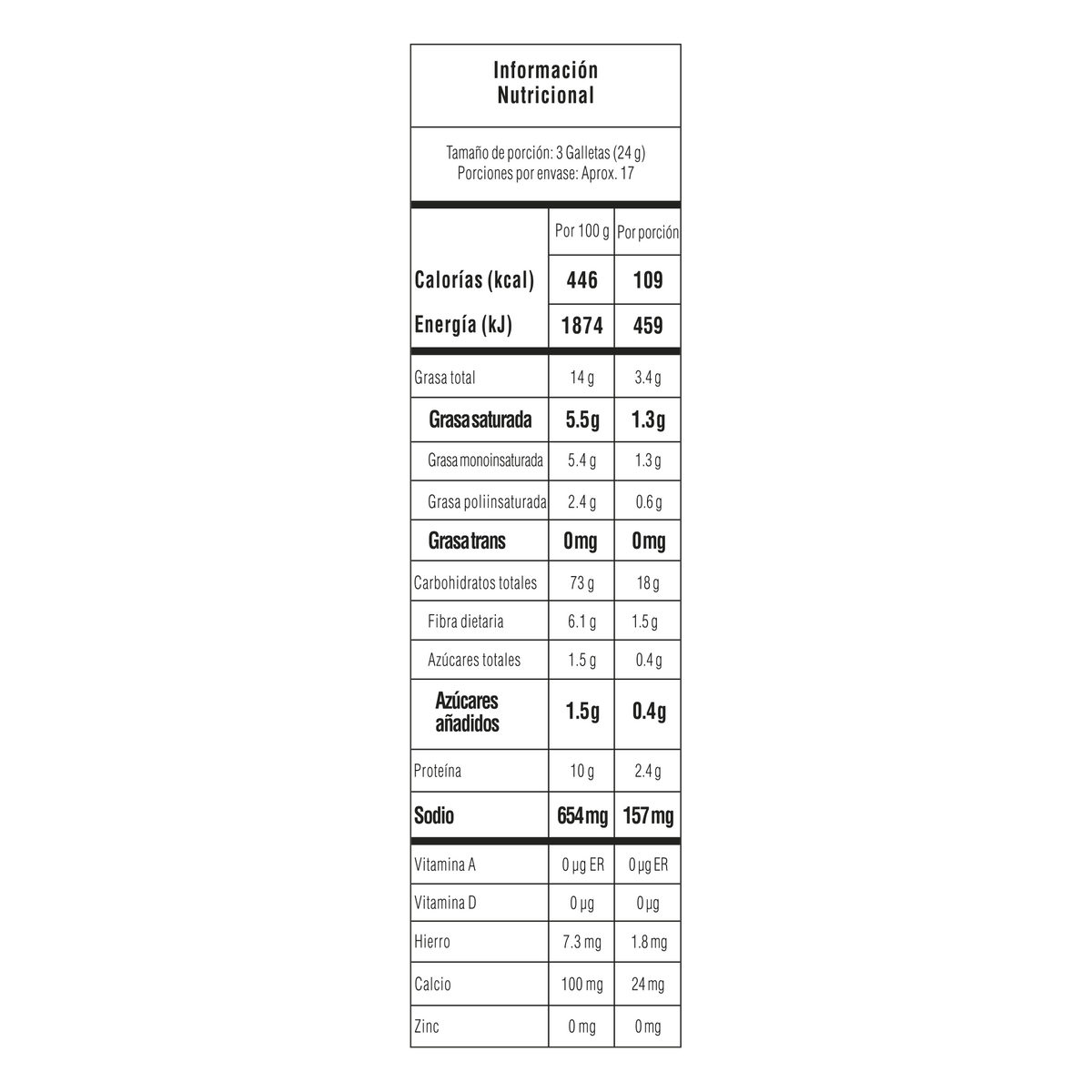 Saltin Noel Galleta Doble Fibra Taco x 3