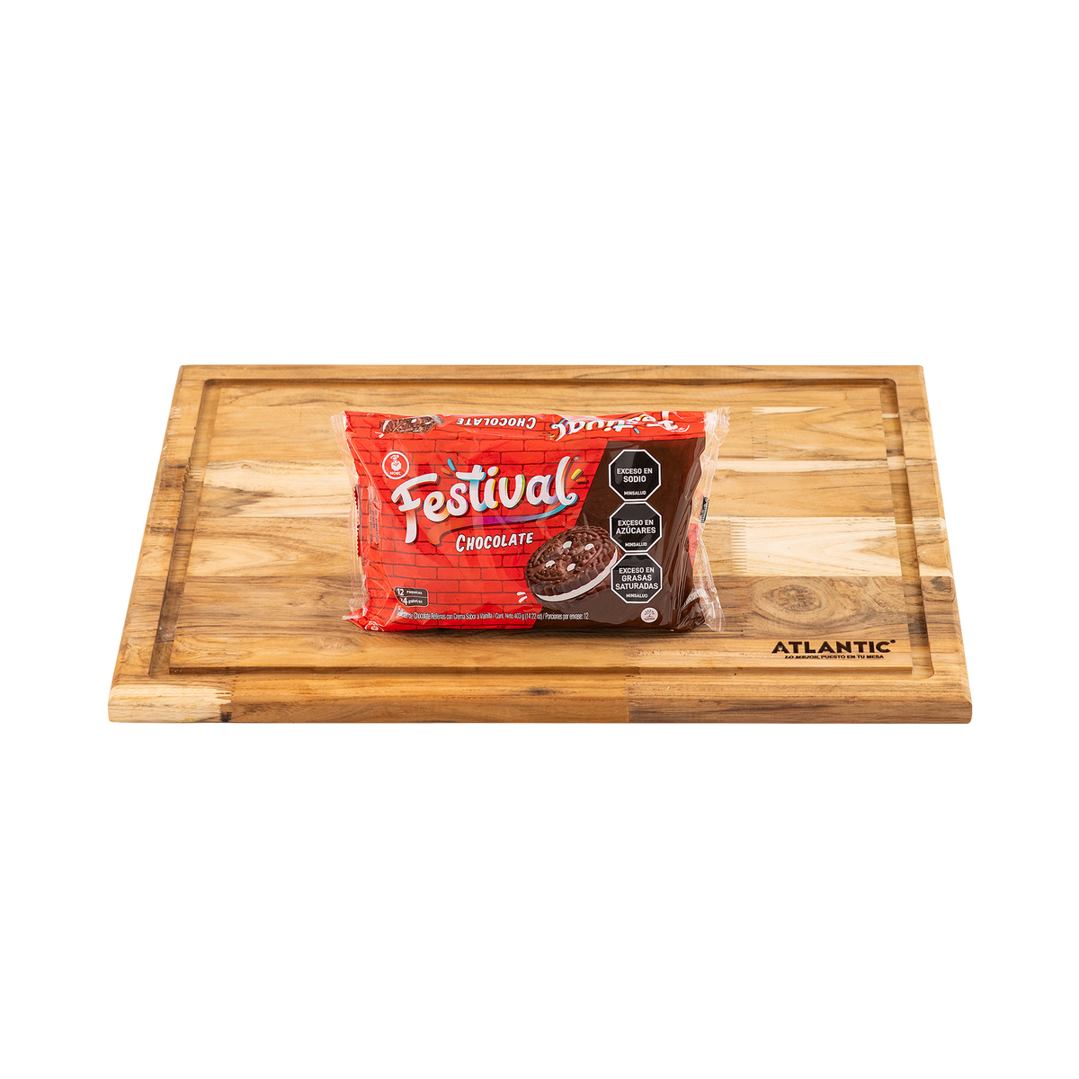 Noel Galleta Festival Chocola Bolsa X 12 Und