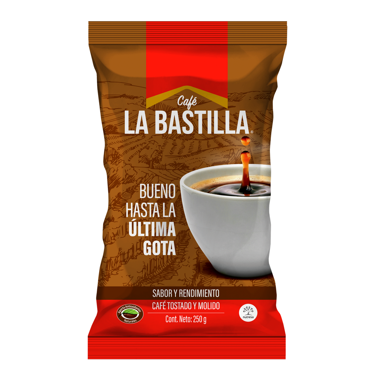 Cafe Bastilla Fuerte 250 g 48 pq