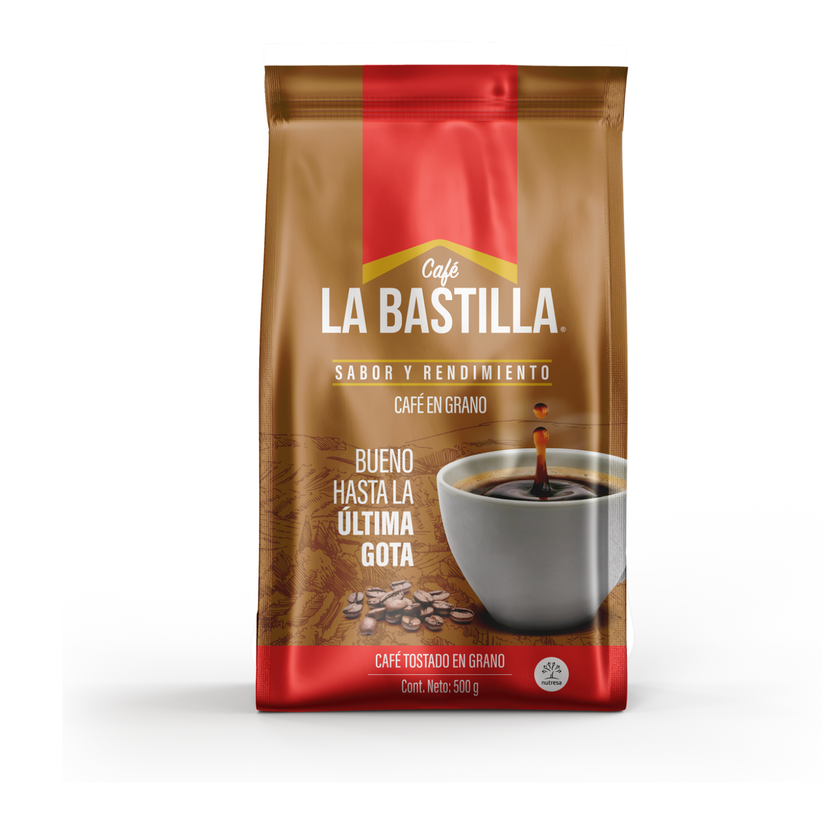 Cafe Bastilla Pepas Fuerte 500 g 10 pq