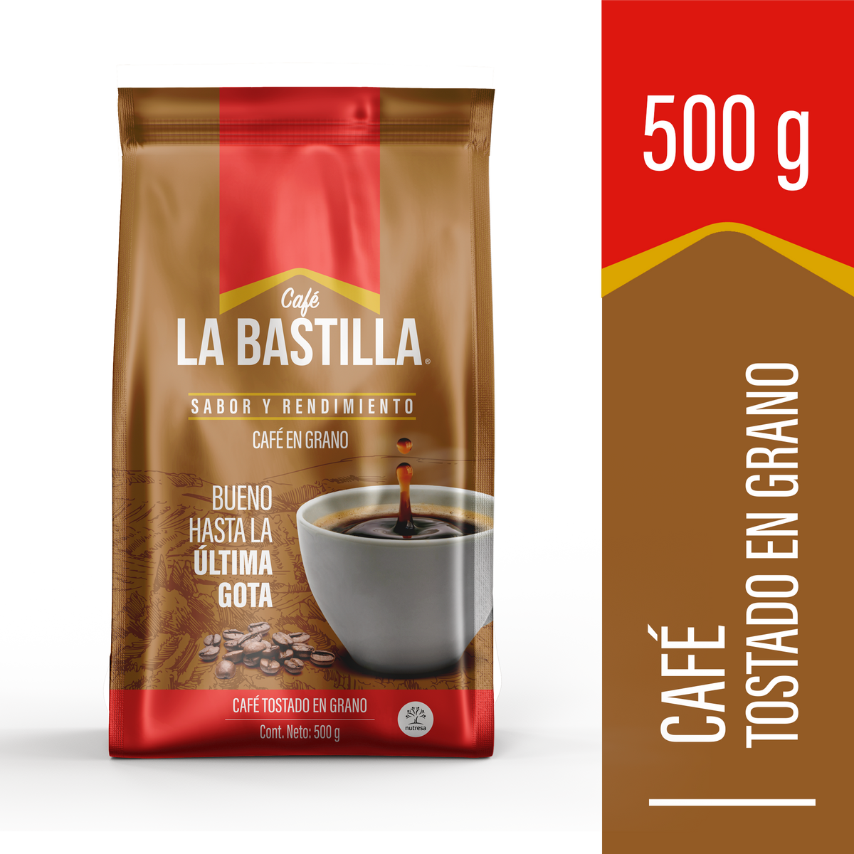 Cafe Bastilla Pepas Fuerte 500 g 10 pq