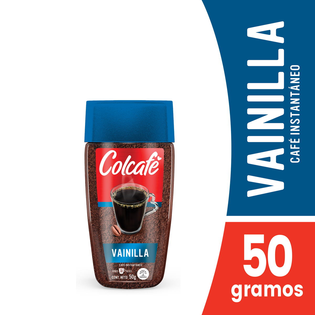 Colcafe Cafe Vainilla 50 g 24 Frasco