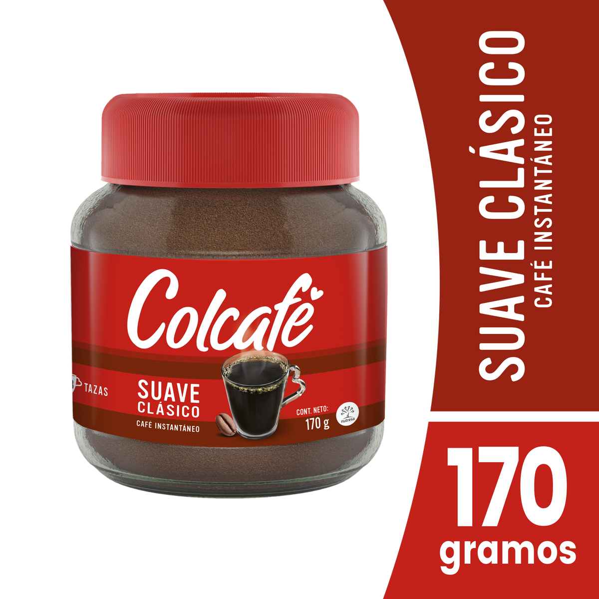 Colcafe Cafe Clasico 170 g 12 Frasco