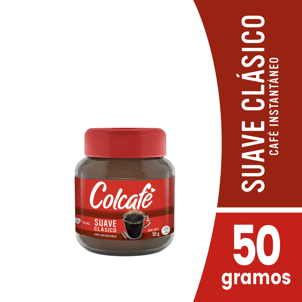 Colcafe Cafe Clasico 50 g 24 Frasco