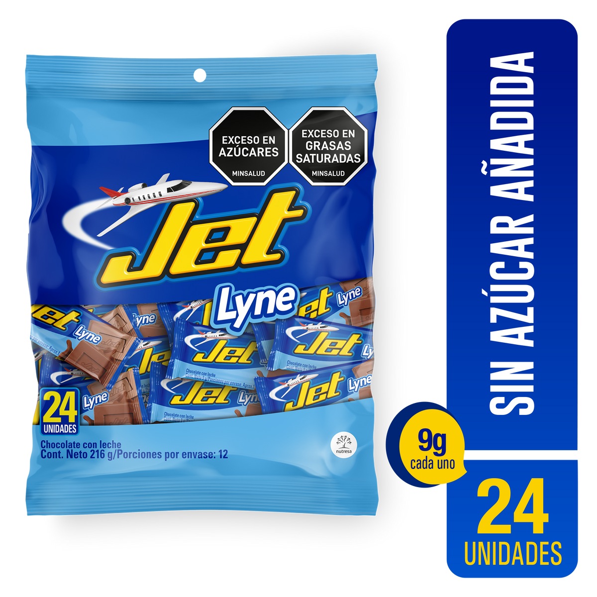 Jet Golosina Lyne Bolsa x 9g