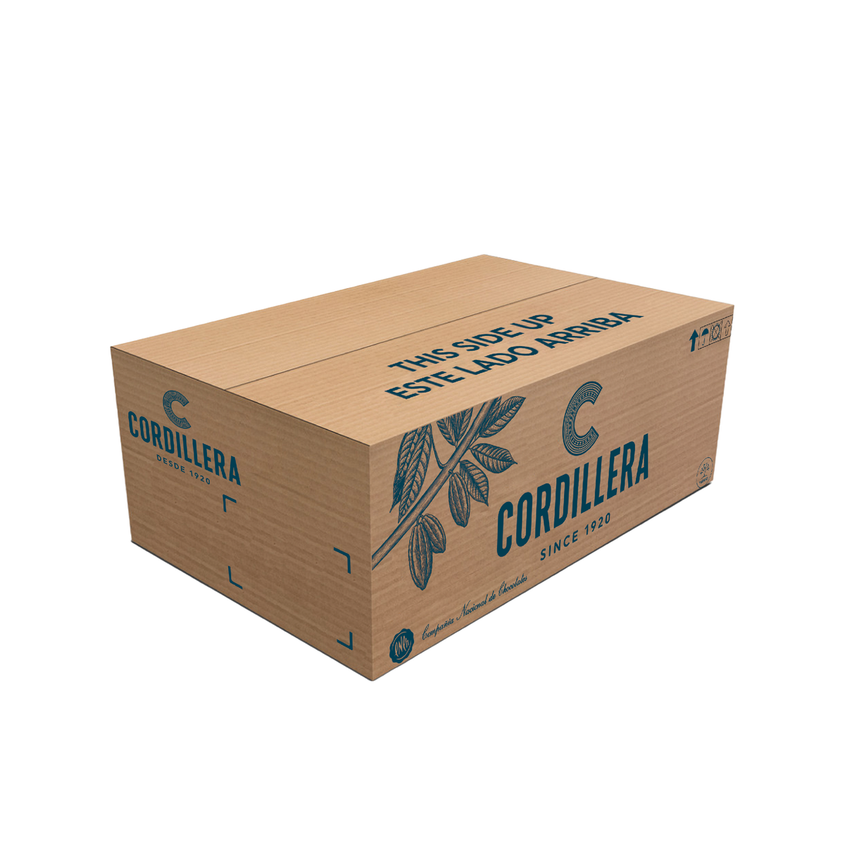 Cordillera Chips Chocolate sucedaneos semiamargo tamaño 18000 caja x 12.5 kg