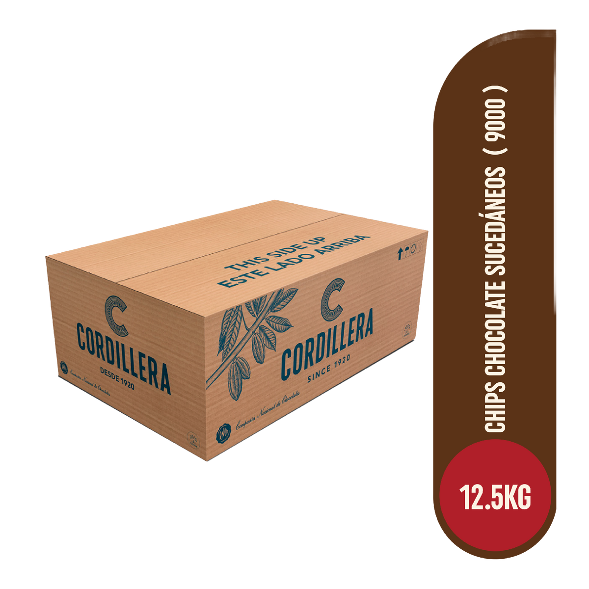 Cordillera Chips Chocolate Caja x12.5kg