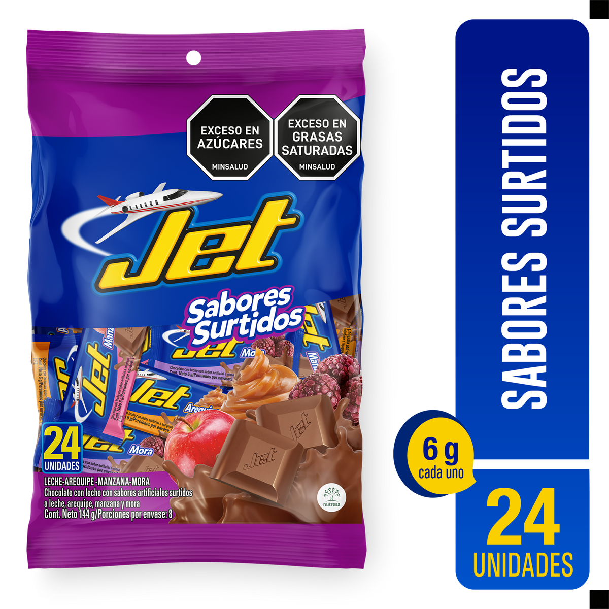 Jet Golosina Surtido Bolsa x 6g