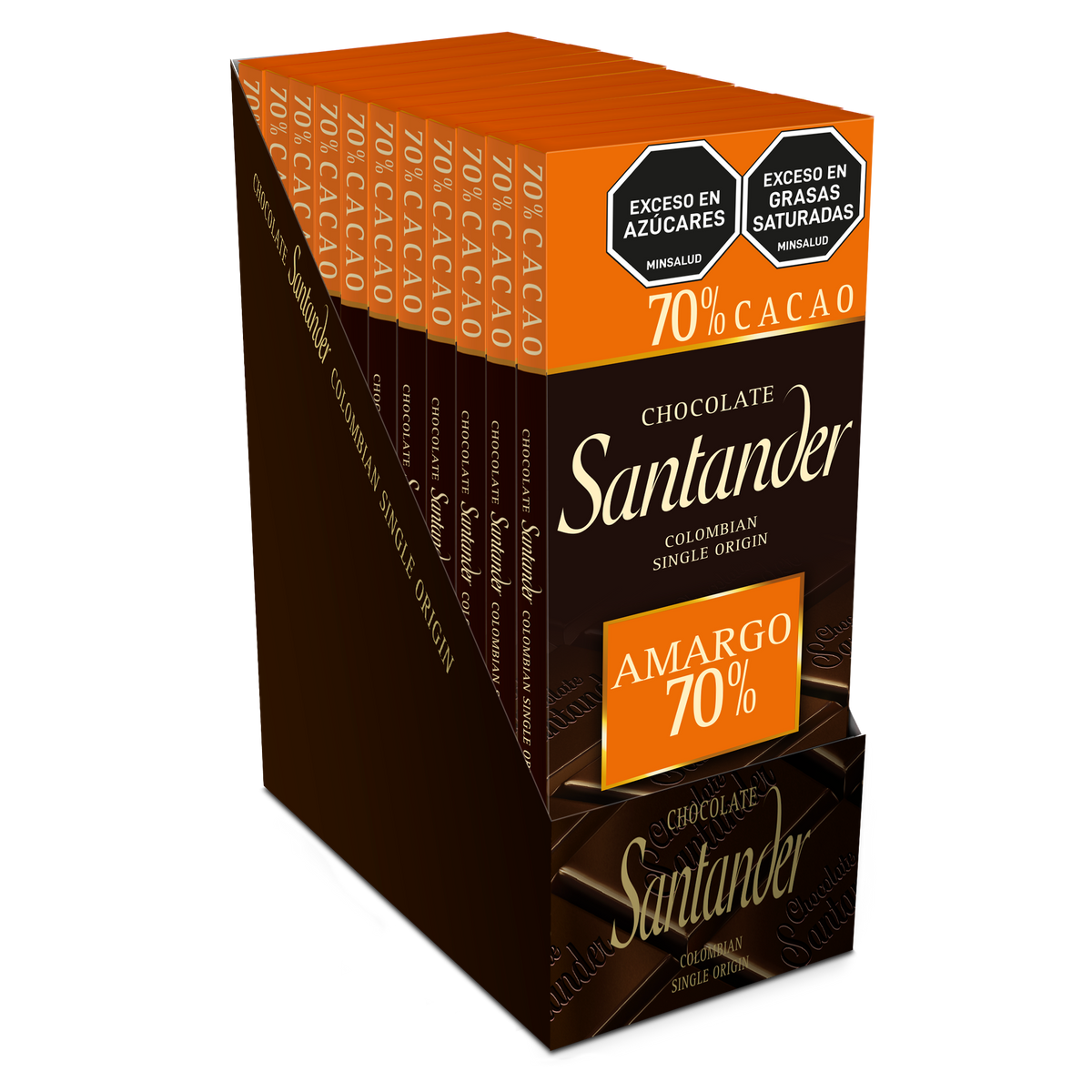 Santander Golosina 70% Plegadiza x 70g
