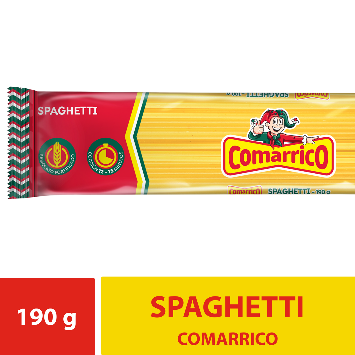 Comarrico Spaghetti Clásico x 190 g