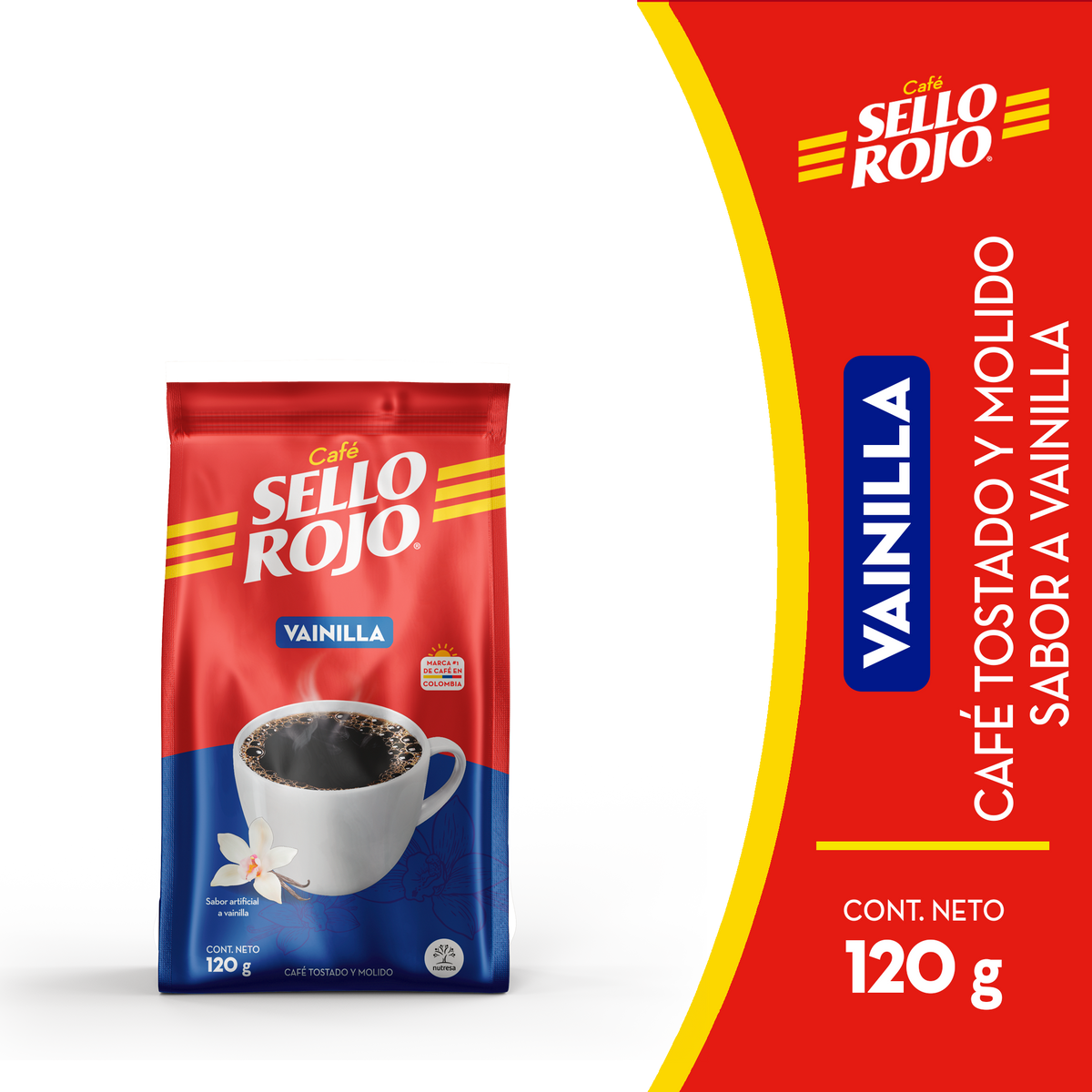 Sello Rojo Cafe Vainilla 120 g
