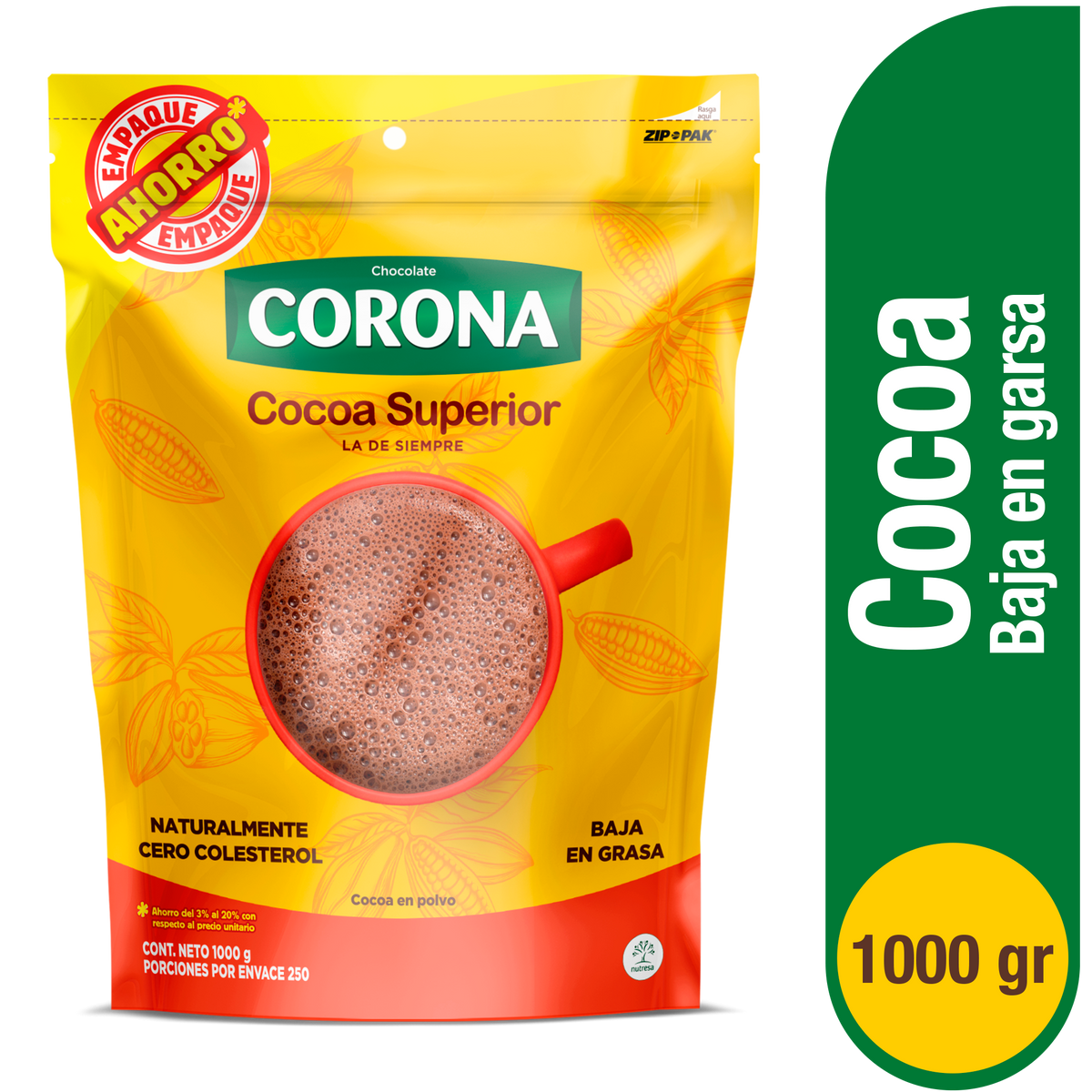 Corona Cocoa Bolsa x 1.000g
