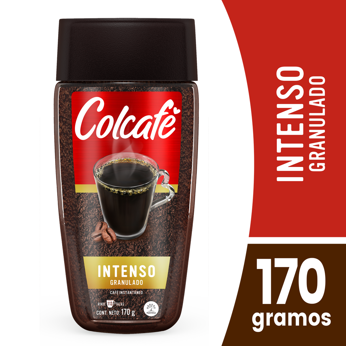 Colcafe Cafe granulado Frasco 170 g 12 un