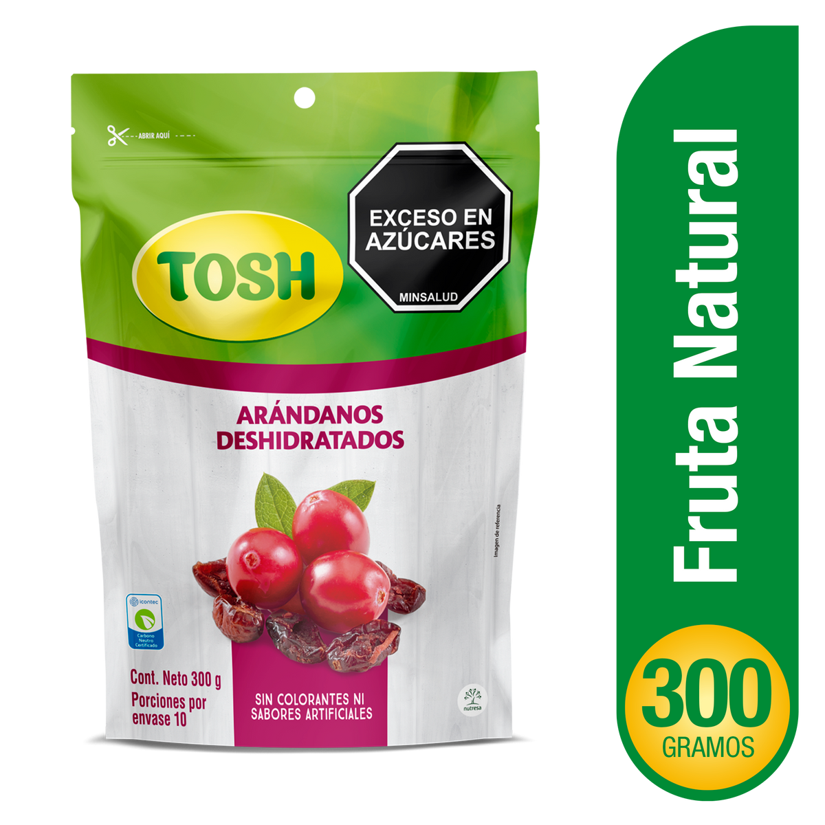Tosh Pasabocas Arandanos x Bolsa 300 g