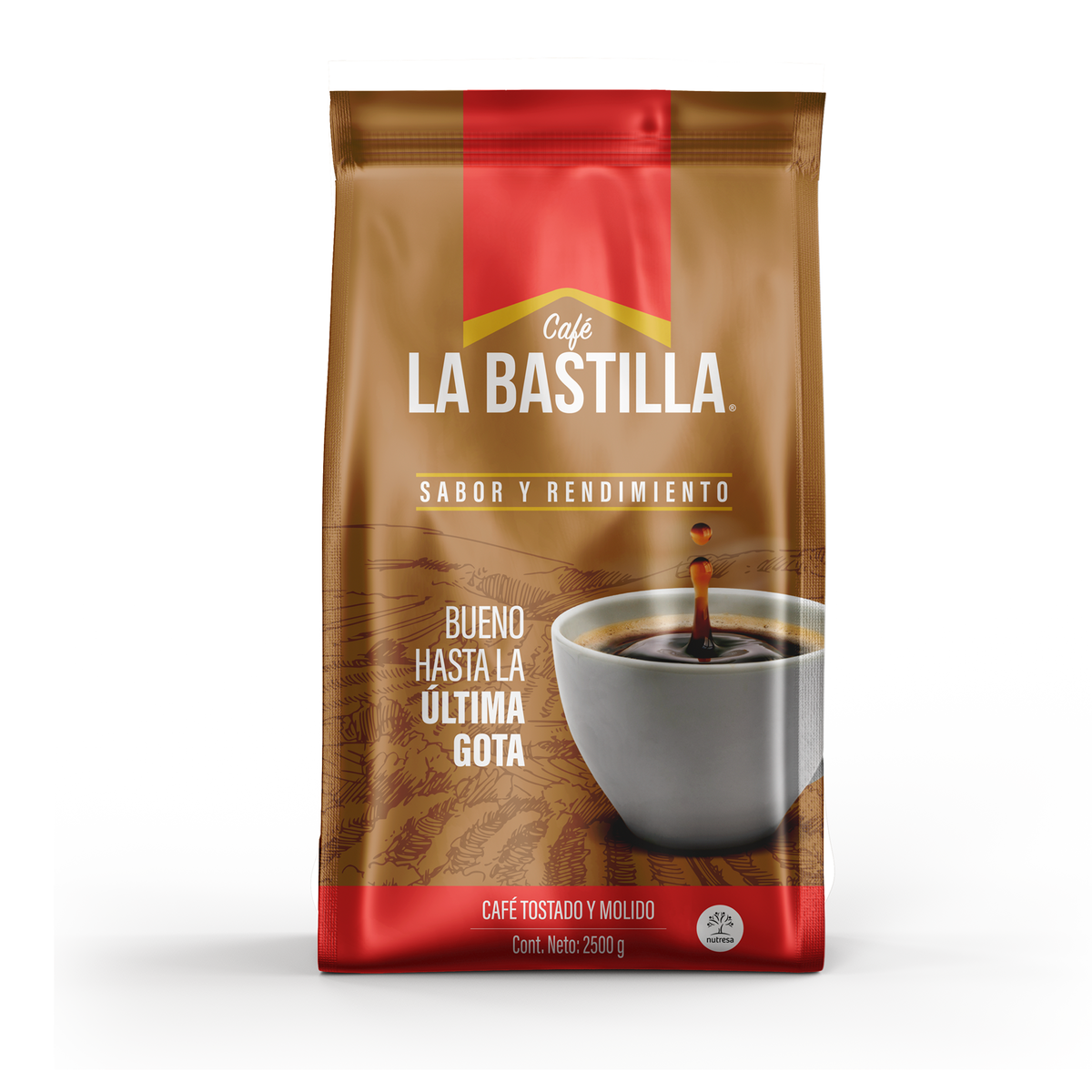 Cafe Bastilla Fuerte 2500 g 6 pq