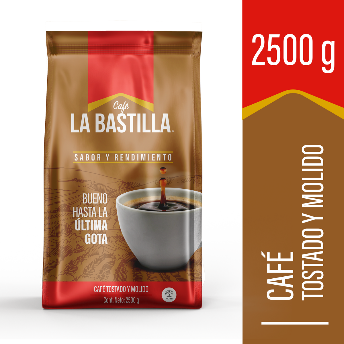 Cafe Bastilla Fuerte 2500 g 6 pq