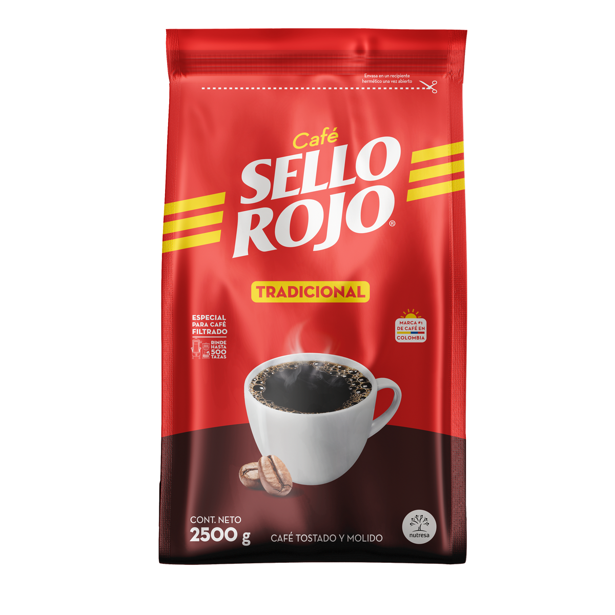 Sello Rojo Cafe Institucio Fuerte 2500 g 6u