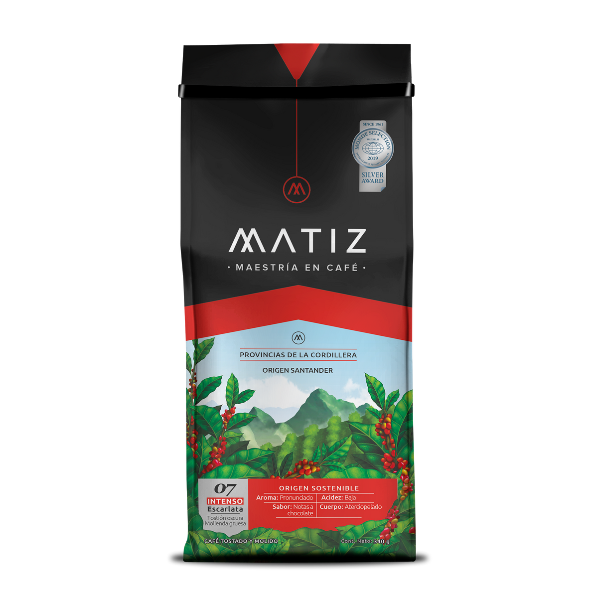 Matiz Cafe Escarlata Molido 340 g 8 un