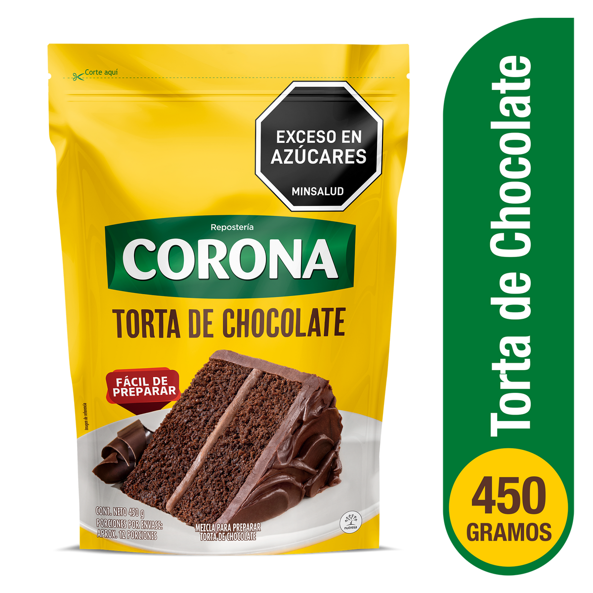 Corona Premezcla Torta Chocolate x 450g