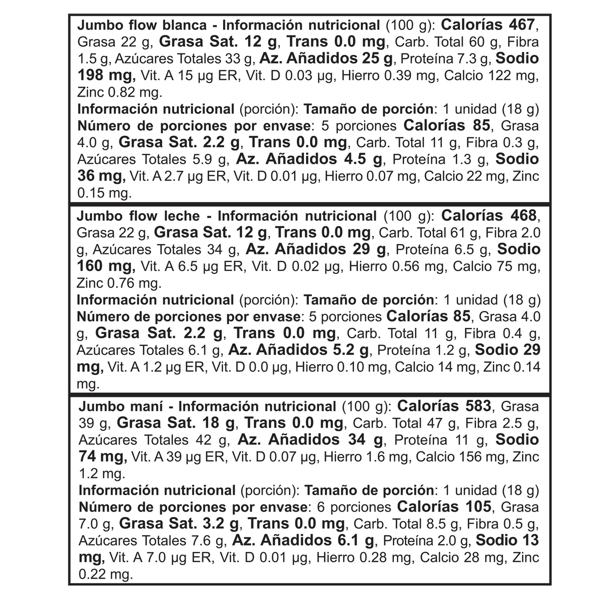 Jumbo Golosina Maní Mini Surtido Bolsa x 18g