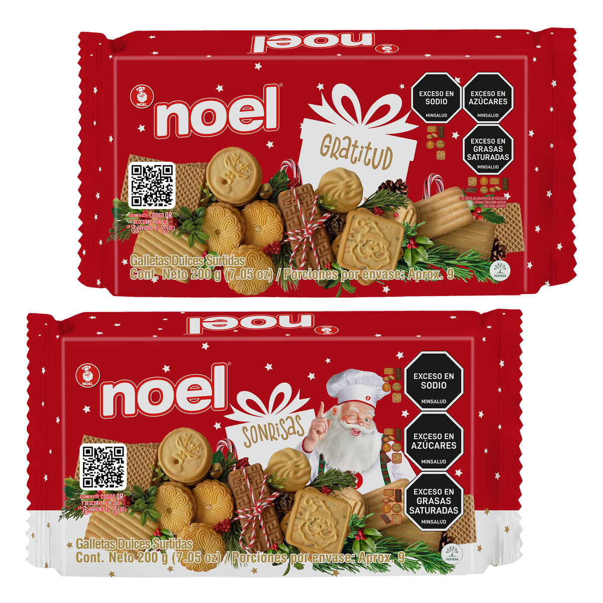Noel Galleta Navidad Plegadiza 200 g