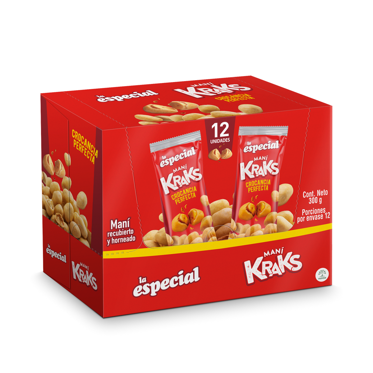 La Especial Pasabocas Kraks x Plegadiza x 12 Un x 25 g