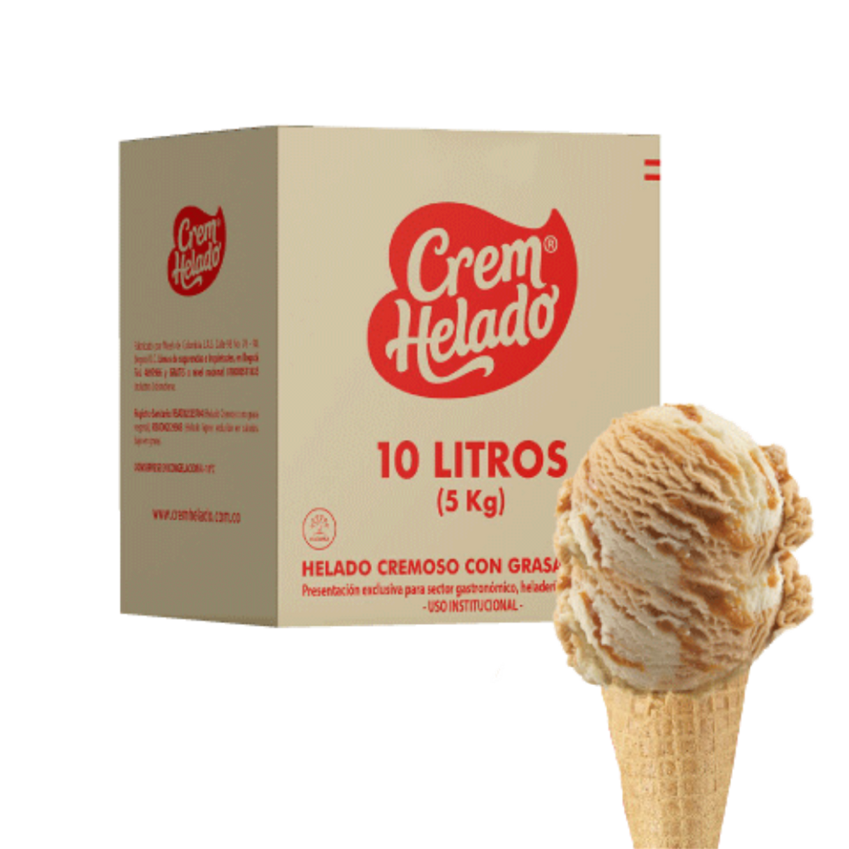 Crem Helado Colcafé Tarro Capuccino Tradicional x 10 L