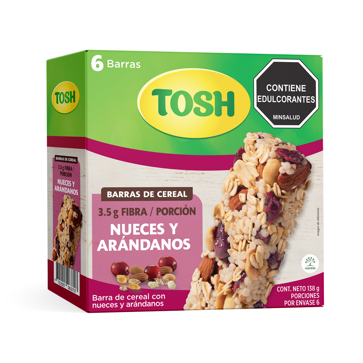 Tosh Barra Arandanos x Plegadiza x 6 Un x 23 g