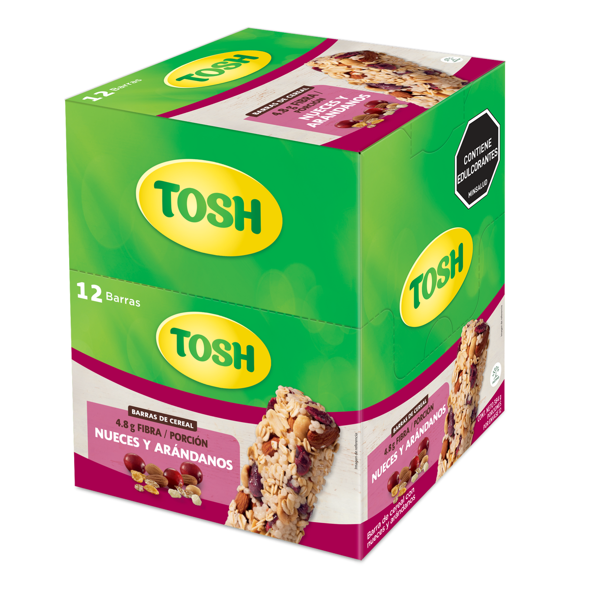 Tosh Barra Arandanos x Plegadiza x 12 Un x 32 g