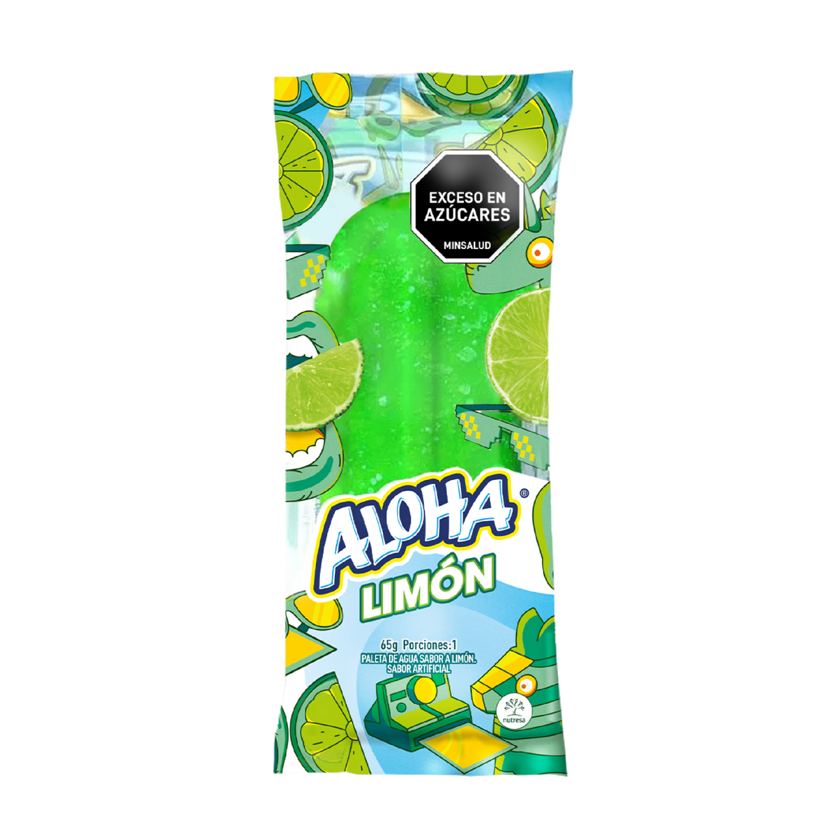Aloha Paleta Limon caja x24un x65g
