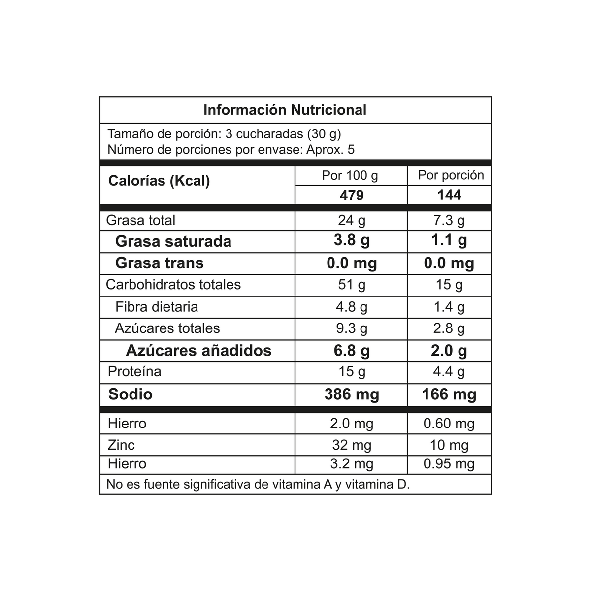 La Especial Pasabocas Kraks x Doypack 140 g