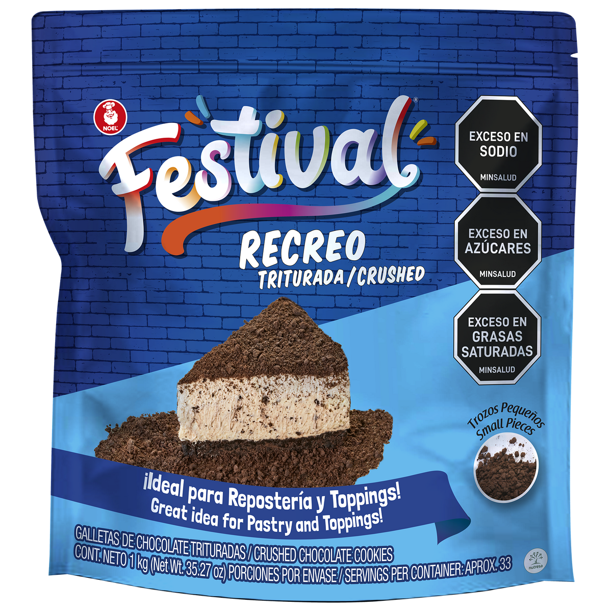 Festival Galleta Recreo Triturada Malla 05 x 1000 g