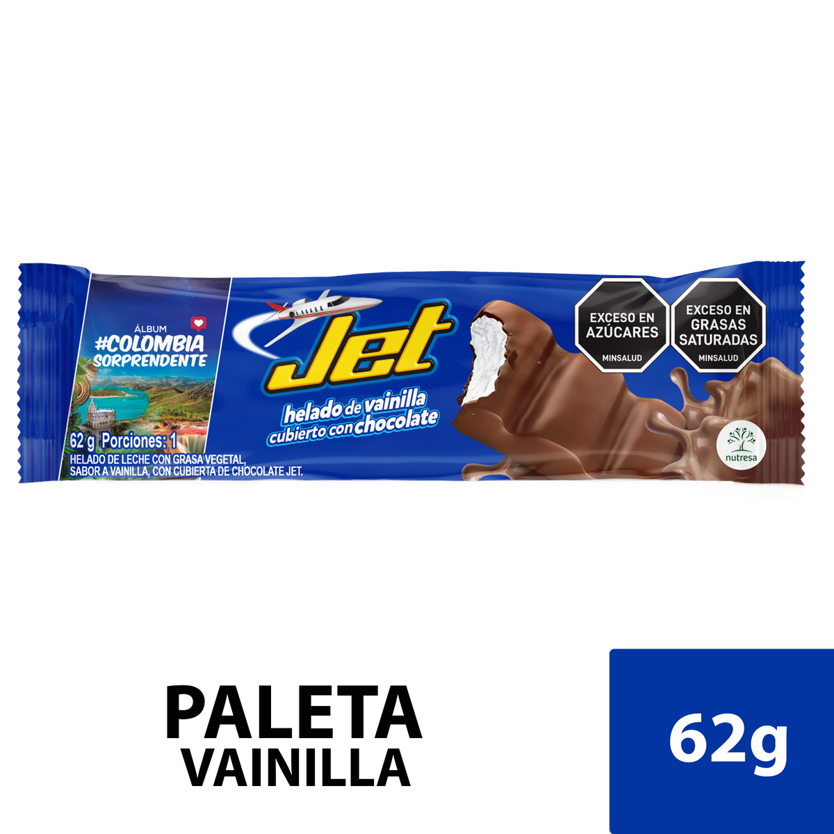 Jet Paleta Vainilla caja x14un x62g