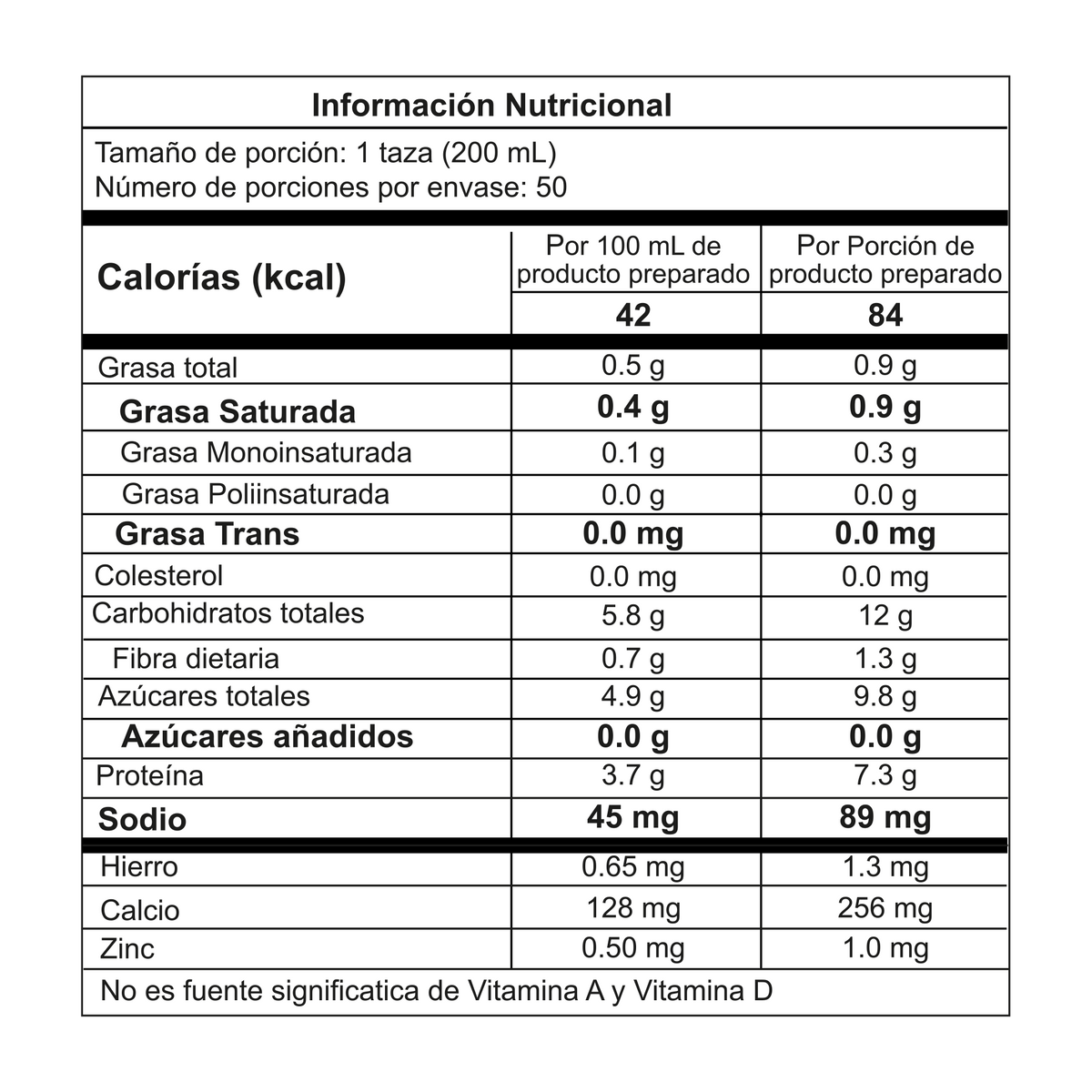 Tosh Bebida 100% Cacao x 200g