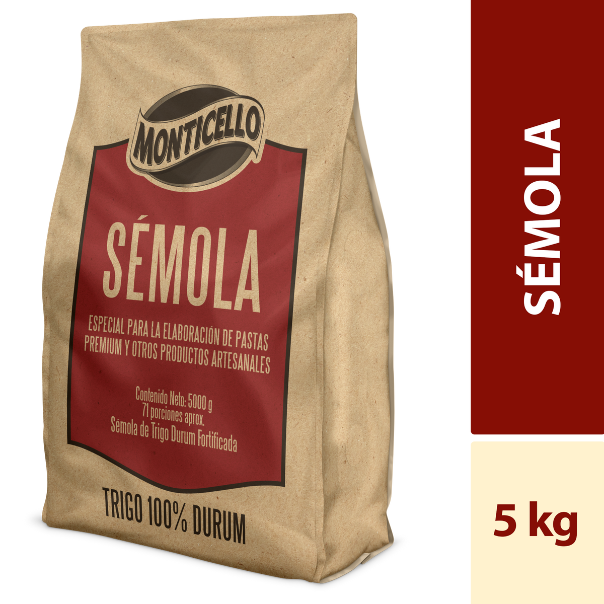 Monticello Sémola de Trigo Durum x 5000 g
