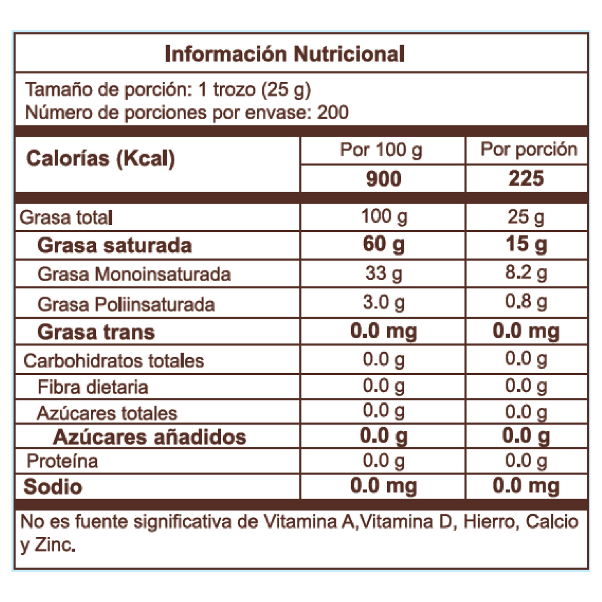 Cordillera Manteca De Cacao bloque x 5 kg
