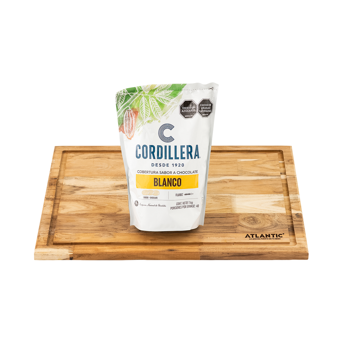 Chocolates B2B Chips Cordillera Schblancos 1Kg 10Un Col
