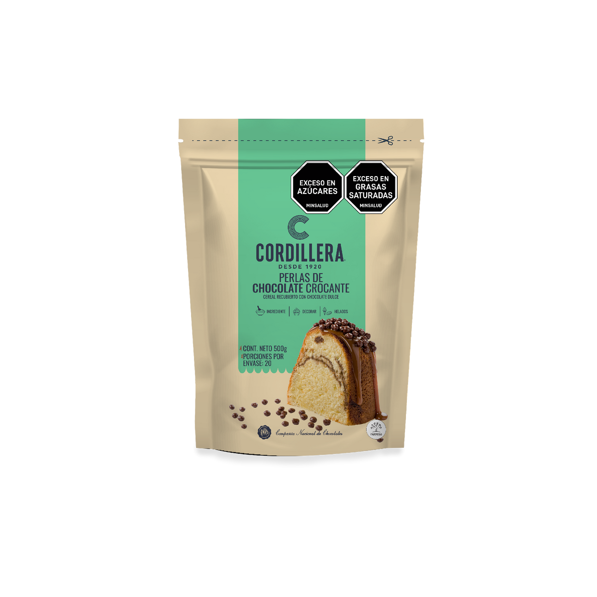 Cordillera Perlas Chocolate con leche x 500 g