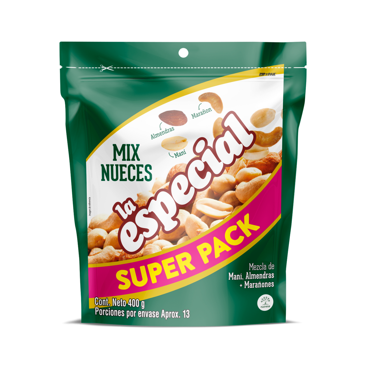 La Especial Pasabocas Mix x Doypack 400 g