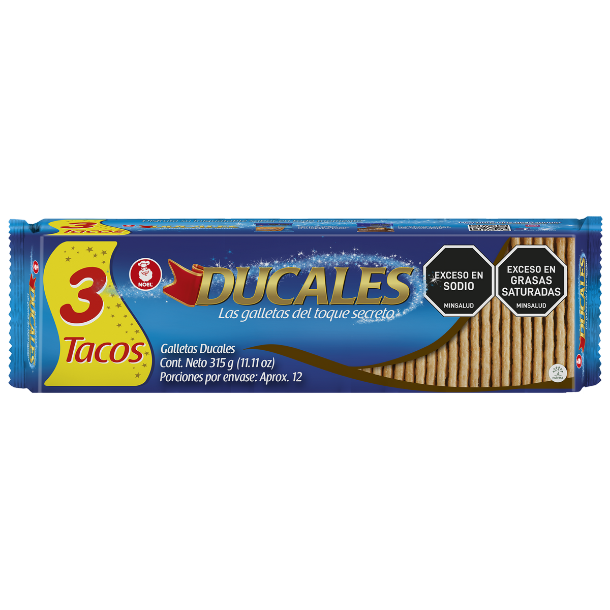 Ducales Galleta Taco x 3 315 g