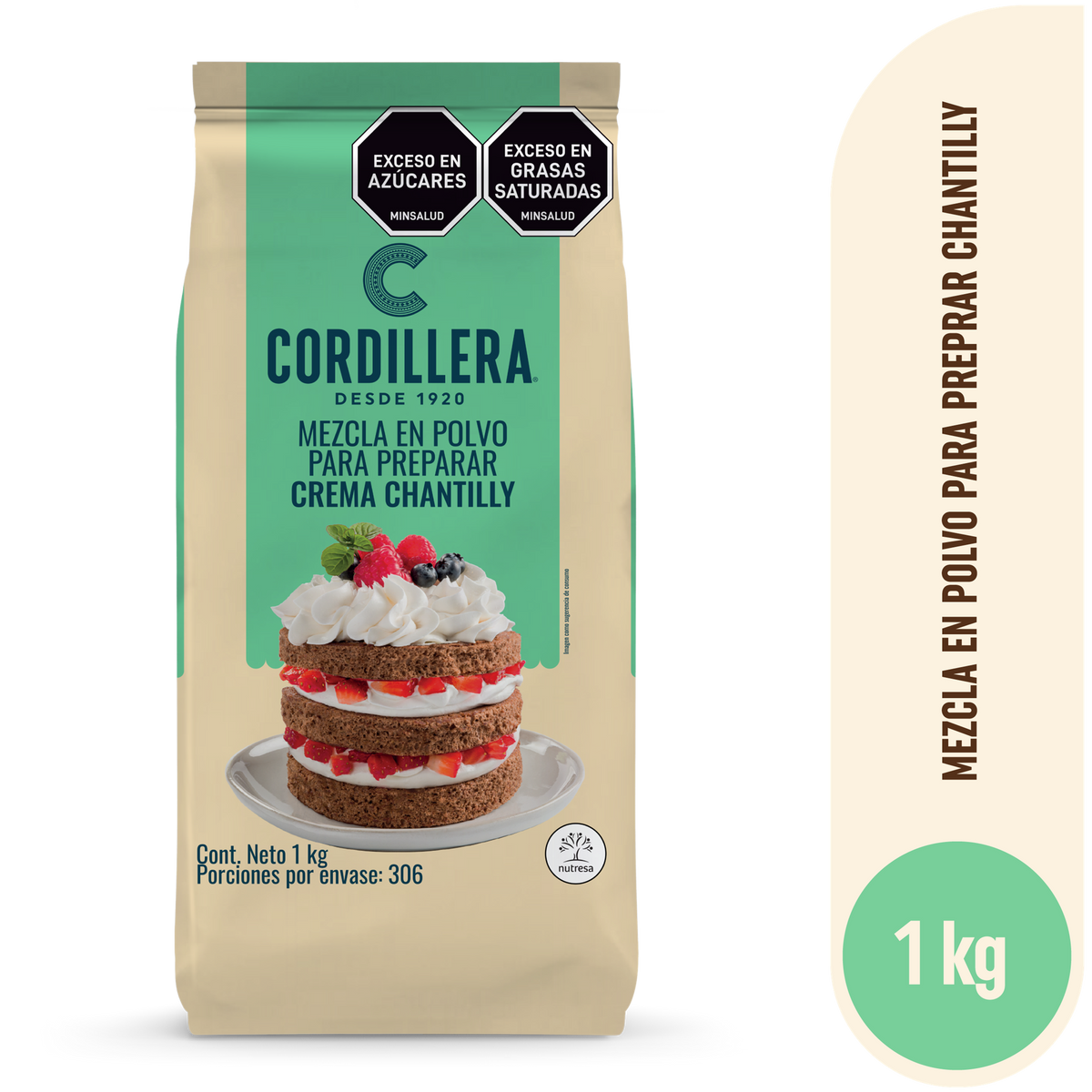 Cordillera Chantilly En Polvo x 1 kg